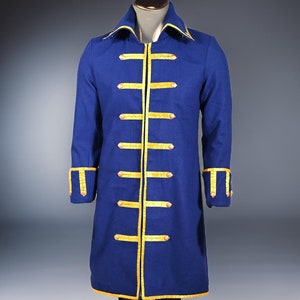 Men&#39;s Deluxe Pirate Jacket with Pockets Coat, Men&#39;s Long Cape Coat, Men&#39;s Duster Coat