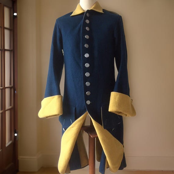 Men's Navy Blue Swedish Carolan Uniform Stile Hussar Jacket, Men's
