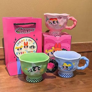 aesthetic power puff girls mug