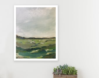 Nashville Hills Art Print Painting Tennessee Landscape Moody