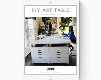 DIY Art Table Plans