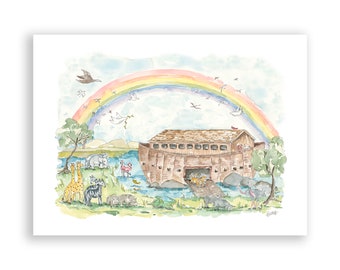 Noah’s Ark Watercolor DOWNLOAD