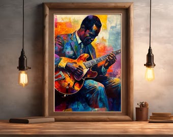 Colorful Musician Ensemble Digital Art | 