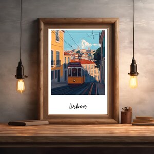 Lisboa Wall Art | Lisboa Art Print | Portugal Wall Art | Lisboa Poster | Lisboa Portugal | Travel Poster | Travel Wall Art