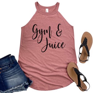 Gym Hair Don&#39;t Care Tank Top - Funny Workout Shirt for Women - Fitness Apparel for Gym Lovers - Womans Motivational Exercise Top