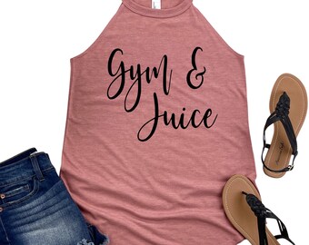 Gym Hair Don't Care Tank Top - Funny Workout Shirt for Women - Fitness Apparel for Gym Lovers - Womans Motivational Exercise Top