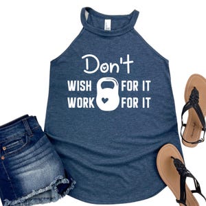 Don&#39;t Stop Until You Are Proud Gym Tank Top - Motivational Workout Shirt for Women - Fitness Enthusiast Activewear - Inspirational Top