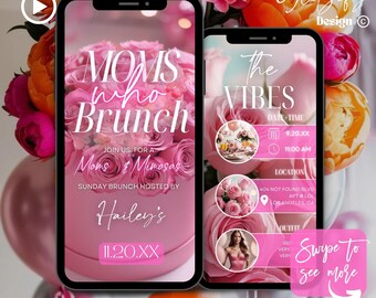 Mother's Day Brunch Invitation: Animated Picnic Invite (Digital Download)