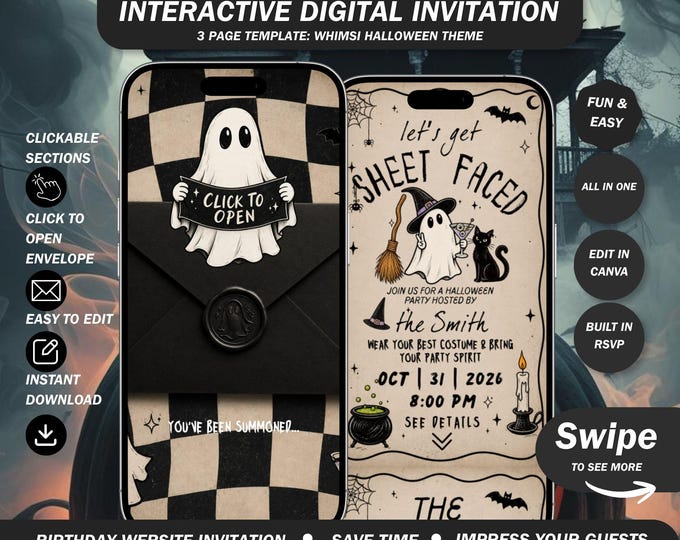 Halloween Website Invite