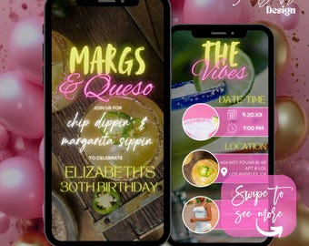 Margs & Queso Animated Invitation: Birthday Game Night (Digital Download)