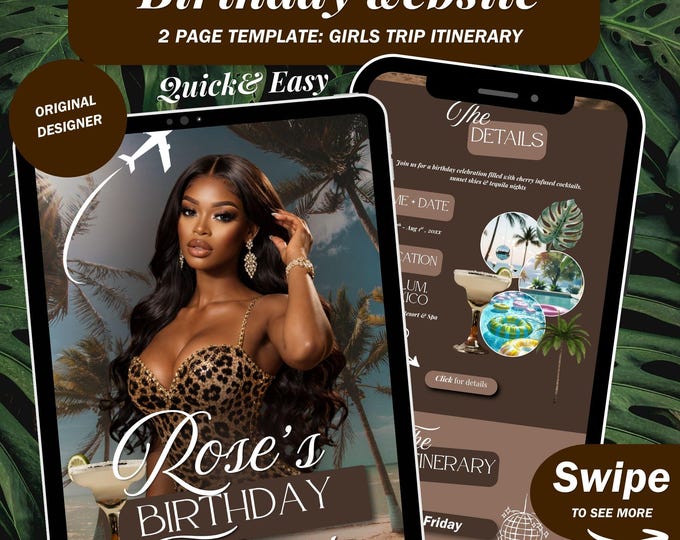 Website with RSVP
