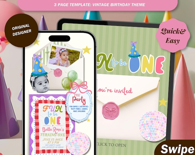 Kids Birthday Website
