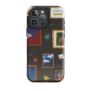 Art iPhone Case, Gallery Wall Phone Case iPhone 15 14 13 Pro Max, Aesthetic Case, Museum Inspired Cover, Gift for Artist, Tough Case