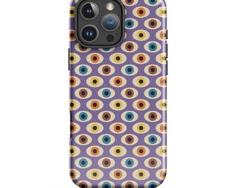 イーヴィルアイ iPhoneケース、ボヘミアン風保護スマホカバー