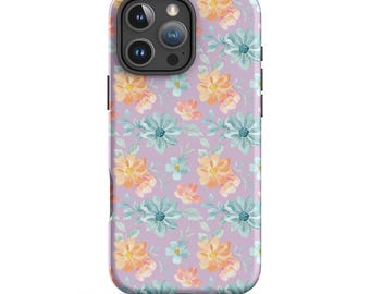 Watercolor Floral iPhone Case: Vintage Cottagecore Style