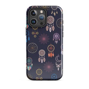 Dreamcatcher Phone Case, Boho iPhone Case, Spiritual Aesthetic Case, Celestial Moon Cover, Cute Case, Gift for Her, IPhone Pro Max 16 15 14