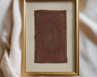 Vintage Persian Rug Print – Antique Textile Art (Digital Download) #32