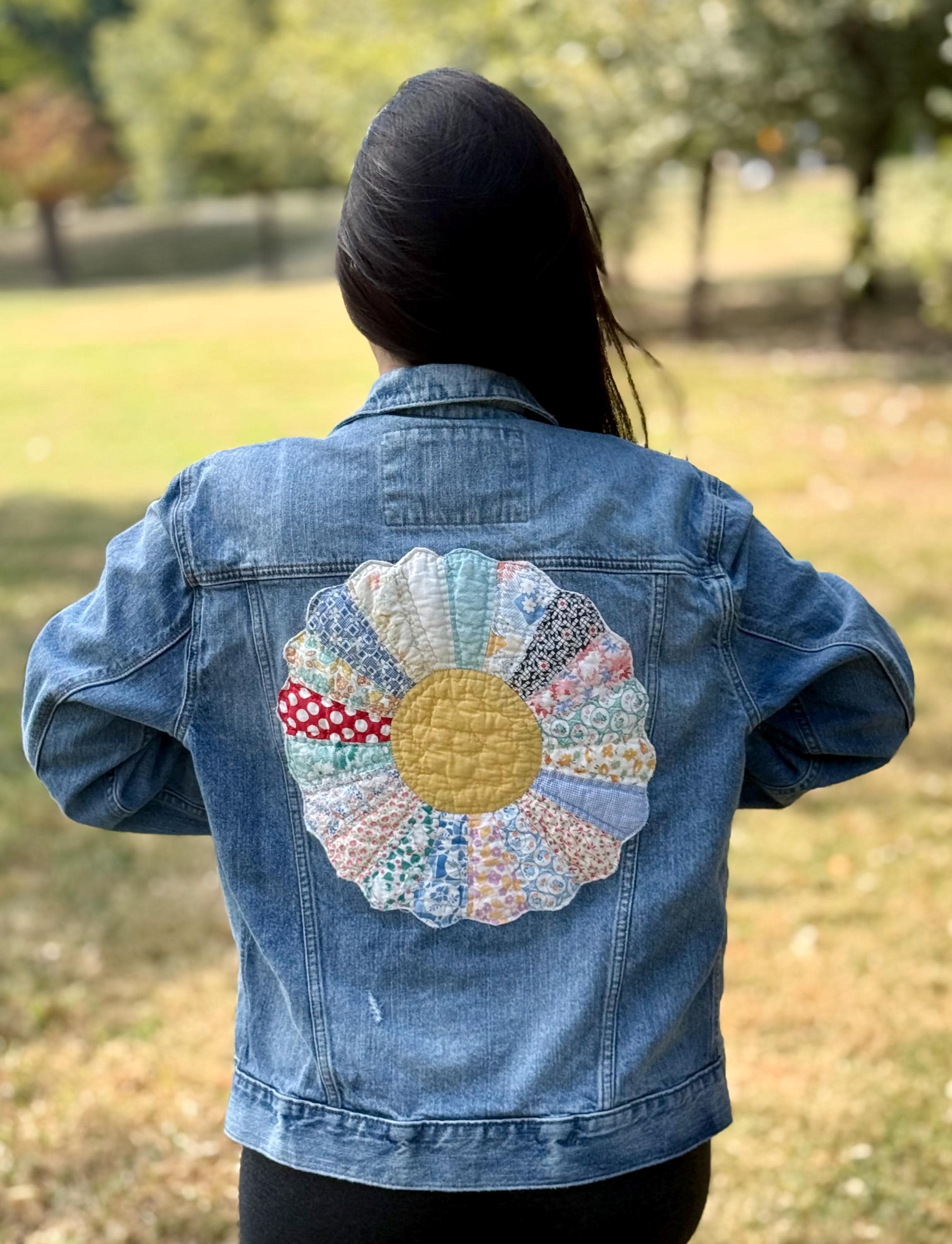 ジャケット・アウター vintage fabric feed sack jacket vintage fabric feed sack jacket