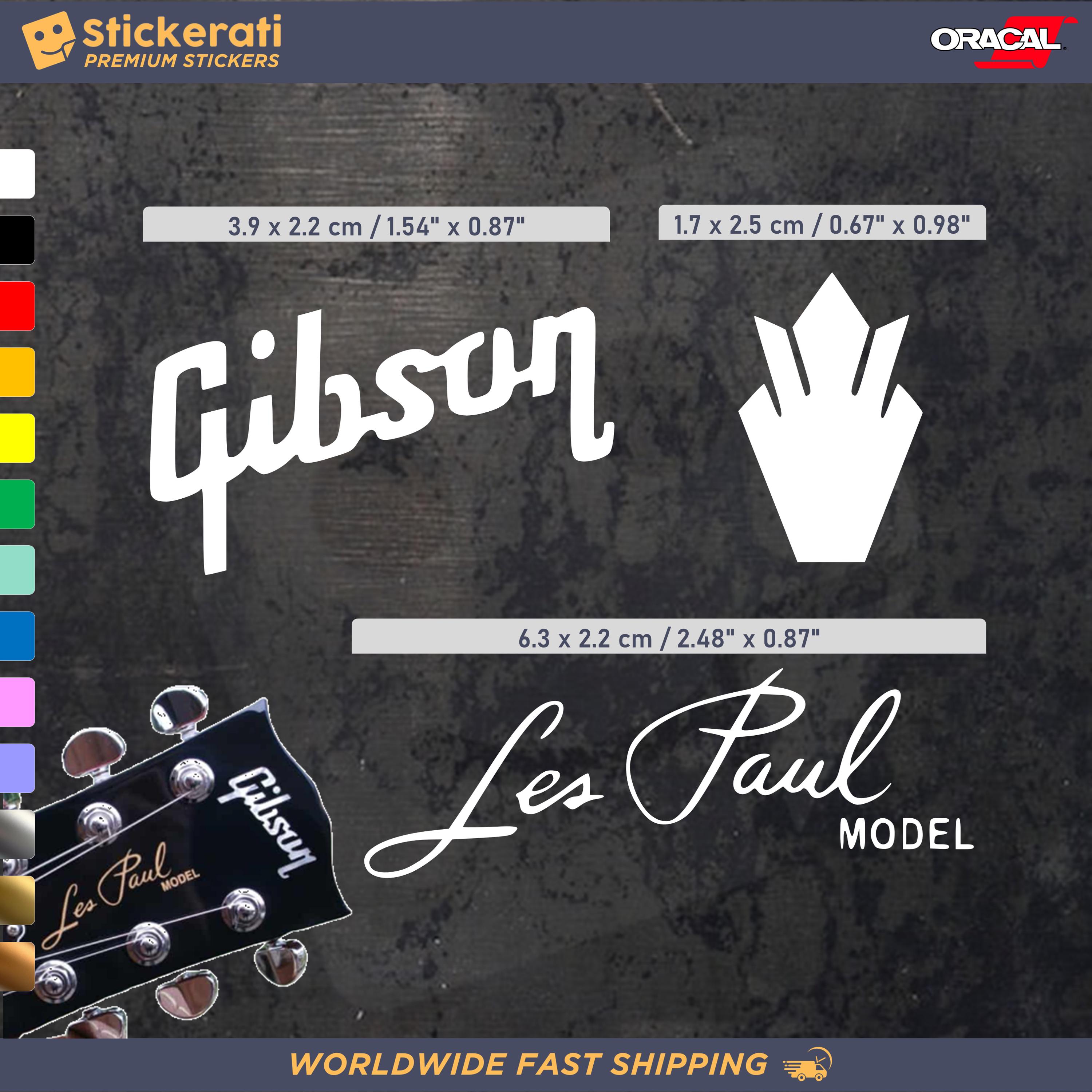 GIBSON Les Paul MODEL リペア用ロゴ インレタタイプ GIBSON Les Paul MODEL リペア用ロゴデカール インレタタイプ