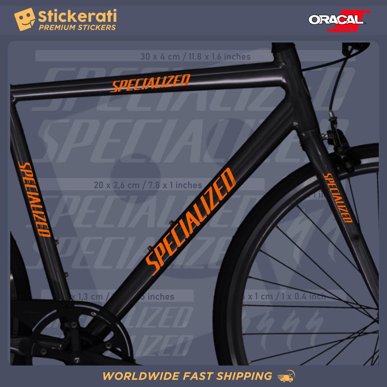 Kit Sticker Autocollant Vélo Mountain Bike Specialized - Déco Sticker Store - Foto 12