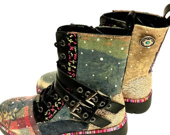 Vintage 1979 RO Search Black Leather Military Combat Boots Mens 9W Like New Vintage 1979 RO Search Black Leather Military Combat Boots  main image 3