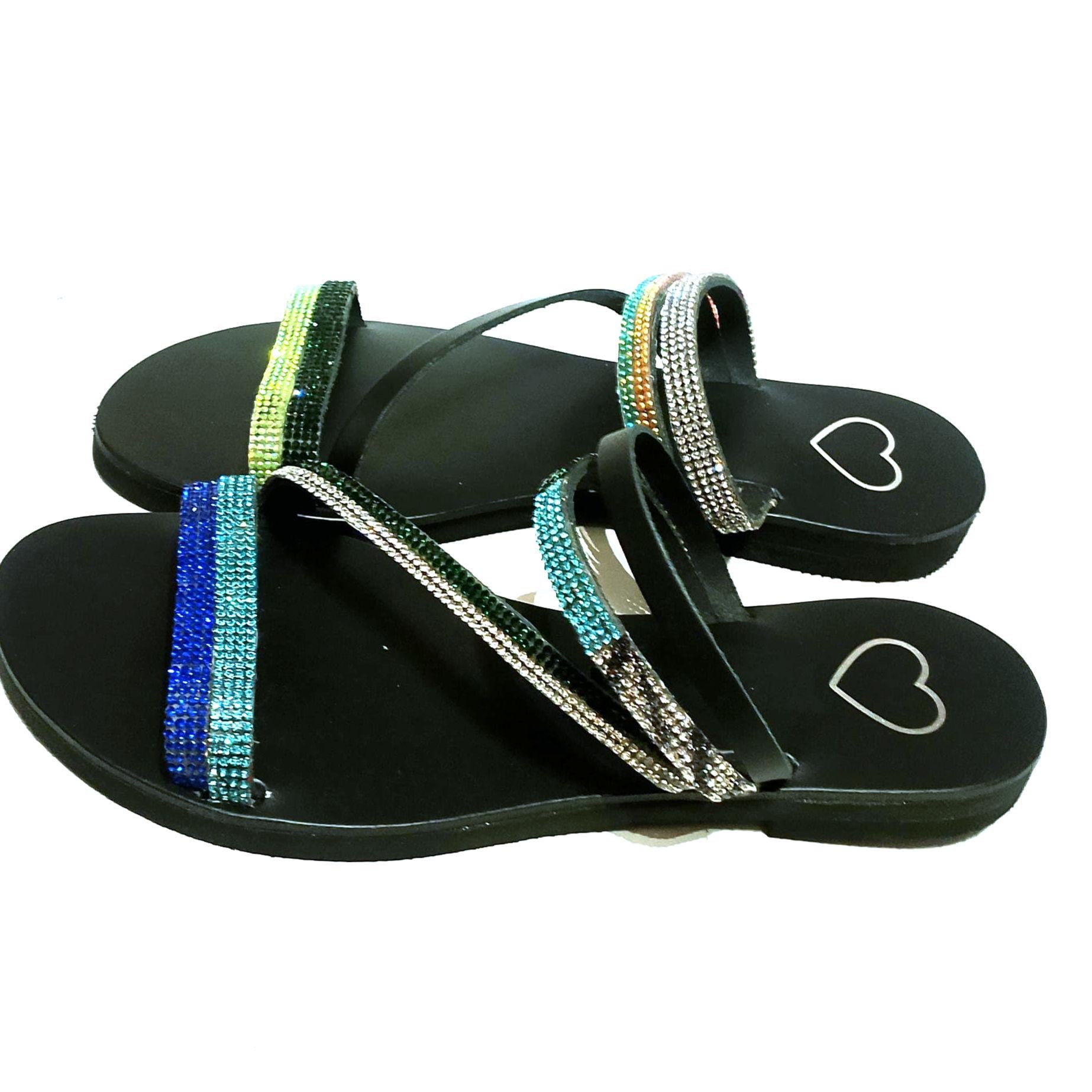 Buy Rhinestone Gladiator Sandals Online In India India