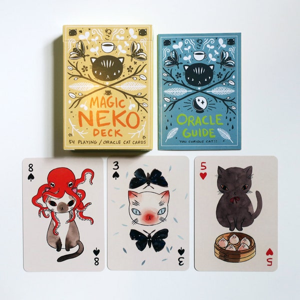 The Magic Neko Deck - Playing card and Oracle deck