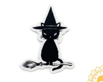 Sticker - witch cat