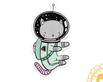 Space Cat - Vinyl sticker