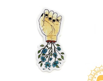 Amputee Sticker - Hand cut drawing