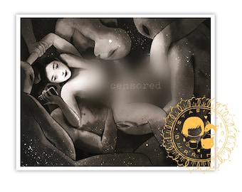 Abduction - Limited Edition Fine Art Print - sexy sci fi fantasy