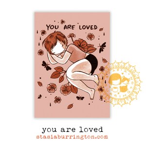 Postal - Você é Amado - Mini impressão - 5x7