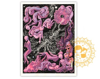 Alien Slumber Party 2 - Limited Edition Print