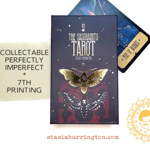 The Sasuraibito Tarot 78 Card Deck and booklet Perfectly Imperfect printing image 2