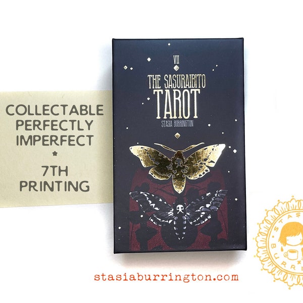 The Sasuraibito Tarot - 78 Card Deck and booklet - Perfectly Imperfect printing