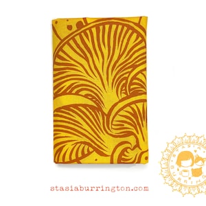 Wild Edible Mushroom Bandana - Handkerchief - Altar Cloth