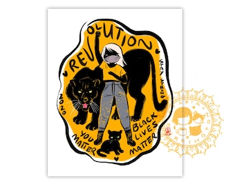 Revolution - Black Lives Matter - 8x10 print
