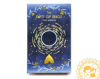The Empty Cup Oracle - deck of cards in hard lidded box