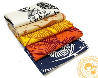 Set - Cotton Silkscreened altar ritual spread bandana handkerchief