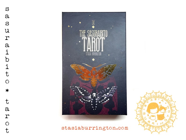 The Sasuraibito Tarot 78 Card Deck and booklet Ninth Printing image 1