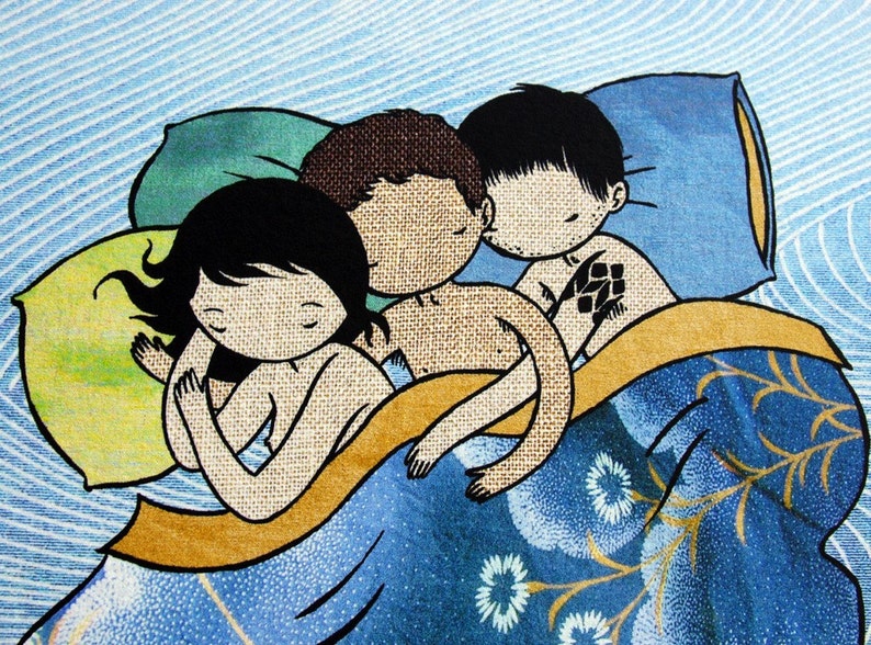 Double Spoon 8x10 fine art print romantic polyamorous | Etsy