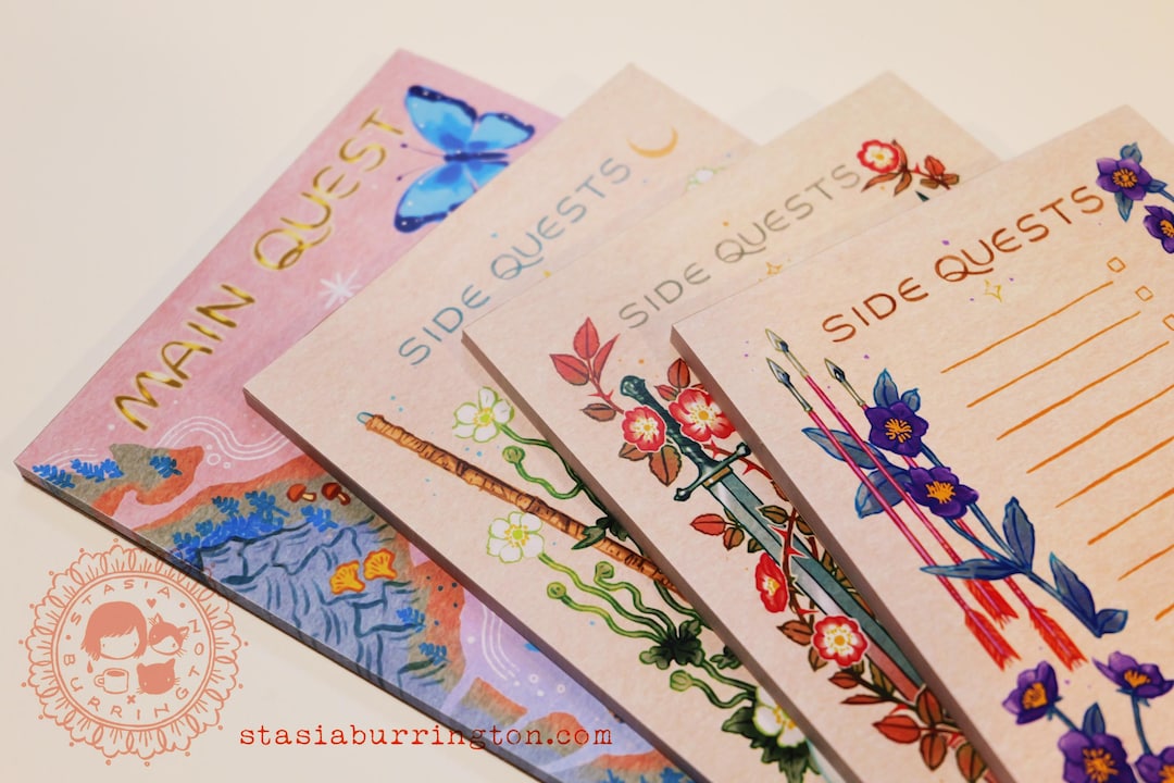 Complete Set of Quest Notepads - Etsy
