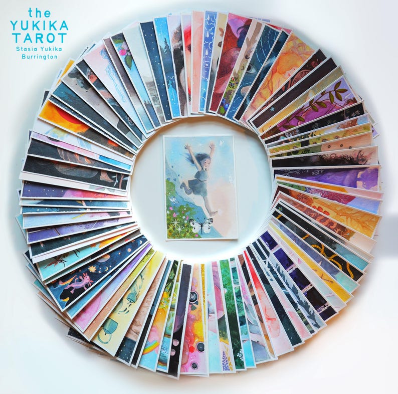 The Yukika Tarot - 80 cards and 100 page guidebook image 15