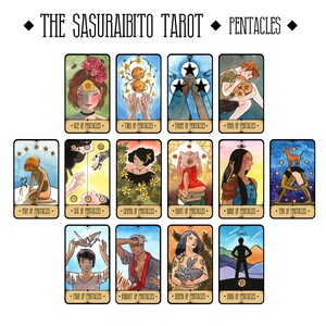 The Sasuraibito Tarot Tarot Altar Cloth combo image 10