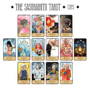The Sasuraibito Tarot Tarot Altar Cloth combo image 8