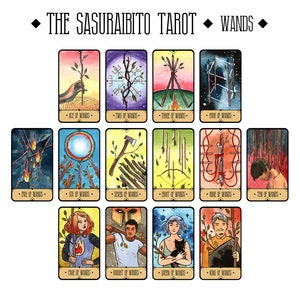 The Sasuraibito Tarot Tarot Altar Cloth combo image 7