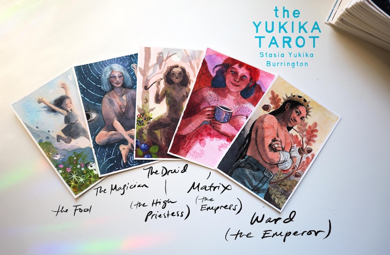 The Yukika Tarot - 80 cards and 100 page guidebook image 13