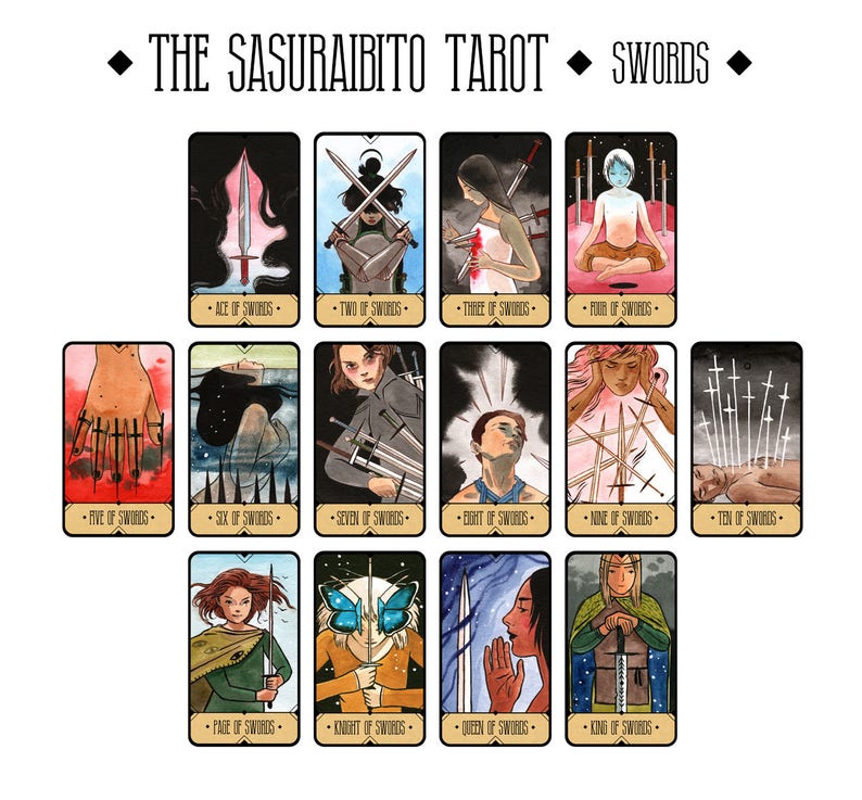 The Sasuraibito Tarot Tarot Altar Cloth combo image 9