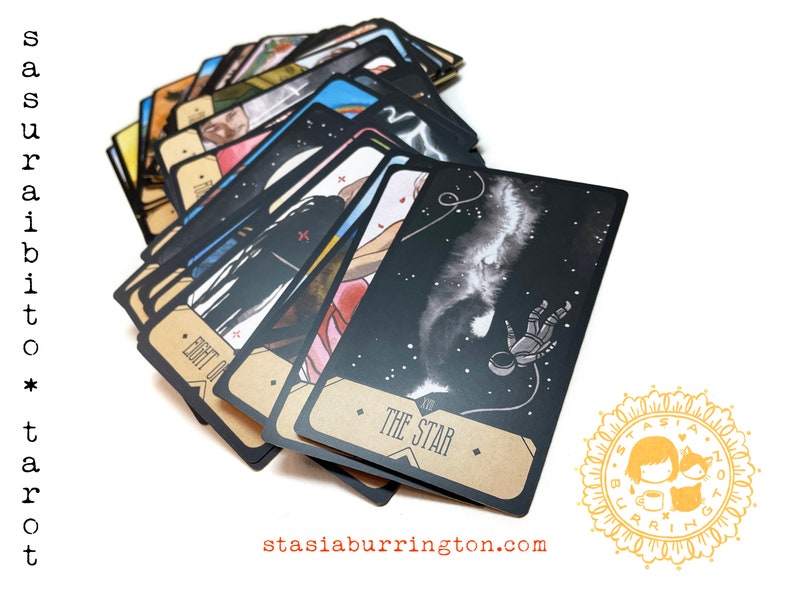 The Sasuraibito Tarot 78 Card Deck and booklet Ninth Printing image 7