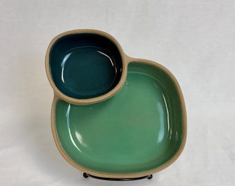 Bol pequeño para patatas fritas y salsa - Menta y verde mar